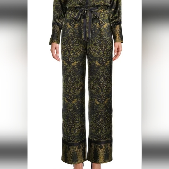 Antonio MelaniJuliette Satin Coordinating Pleated Pants